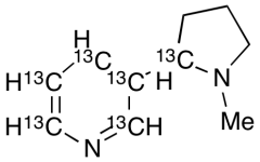 rac-Nicotine-1,2&rsquo;,3&rsquo;,4&rsquo;,5&rsquo;,6&rsquo;-13C6