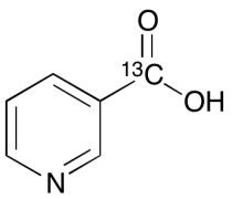 Nicotinic Acid-13C1 (~1% unlabeled)
