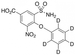 3-Nitro-4-phenoxy-5-sulfamoylbenzoic Acid-d5