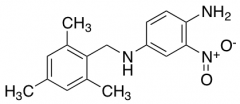 3-Nitro-1-N-[(2,4,6-trimethylphenyl)methyl]benzene-1,4-diamine