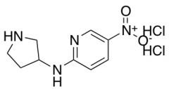 5-nitro-N-(pyrrolidin-3-yl)pyridin-2-amine dihydrochloride