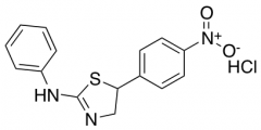 5-(4-nitrophenyl)-N-phenyl-4,5-dihydro-1,3-thiazol-2-amine hydrochloride