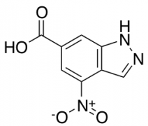 4-Nitro-6-(1H)-indazole-carboxylic Acid