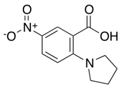 5-Nitro-2-(1-pyrrolidinyl)benzenecarboxylic Acid