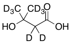 &beta;-Hydroxyisovaleric Acid-d8