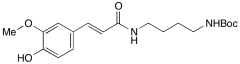 N-[4-[[3-(4-Hydroxy-3-methoxyphenyl)-1-oxo-2-propen-1-yl]amino]butyl]carbamic Acid 1,1-Dim