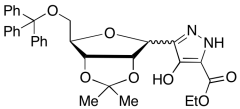 4-Hydroxy-5-[2,3-O-(1-methylethylidene)-5-O-(triphenylmethyl)-L-ribofuranosyl]-1H-pyrazole