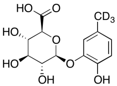 2-Hydroxy-5-(methyl-d3)phenyl &beta;-D-glucopyranosiduronic Acid