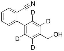 2-[4-(Hydroxymethyl)phenyl]benzonitrile-d4