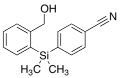 4-{[2-(Hydroxymethyl)phenyl]dimethylsilyl}benzonitrile
