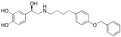 4-​[(1R)​-​1-​Hydroxy-​2-​[[4-​[4-​(phenylmethoxy)​phenyl]​butyl]​ami