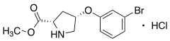 Methyl(2S,4S)-4-(3-bromophenoxy)-2-pyrrolidinecarboxylate Hydrochloride