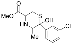 Methyl 6-(3-Chlorophenyl)-6-hydroxy-5-methylthiomorpholine-3-carboxylate