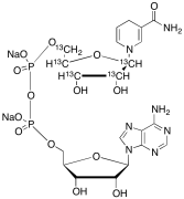 &beta;-NADH-13C5 Disodium Salt